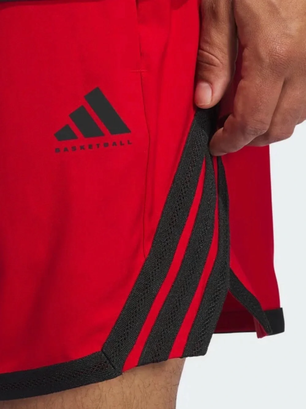 adidas Men’s Crazy Lite Basketball Shorts - Red/Black - XL